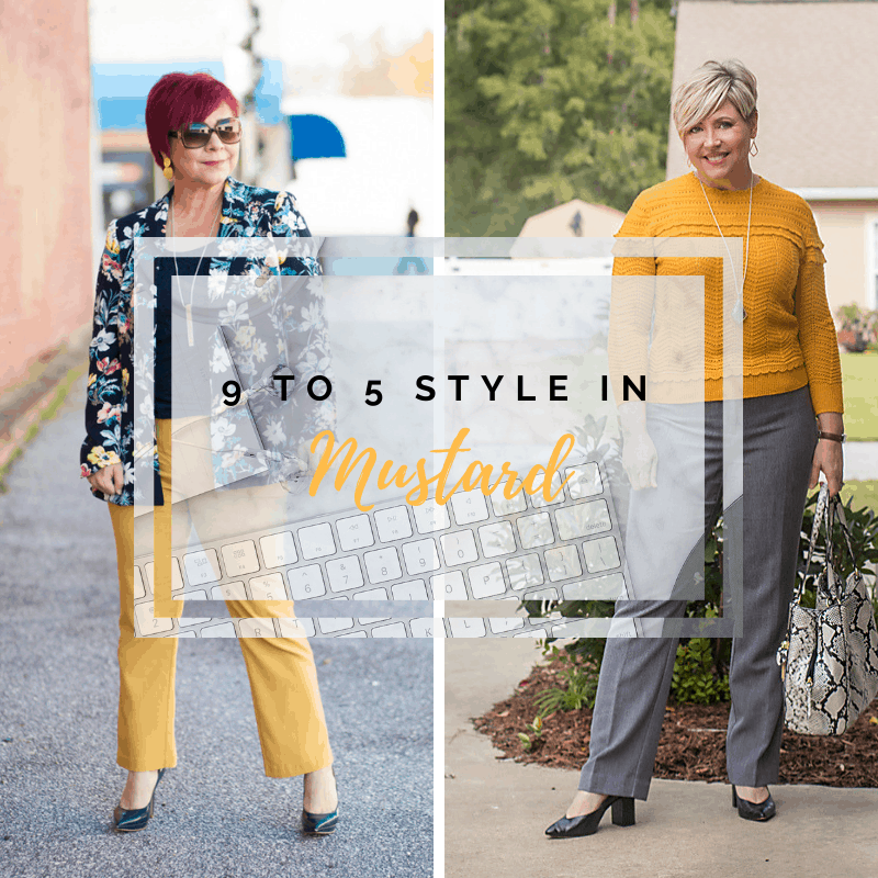 9 to 5 style in mustard