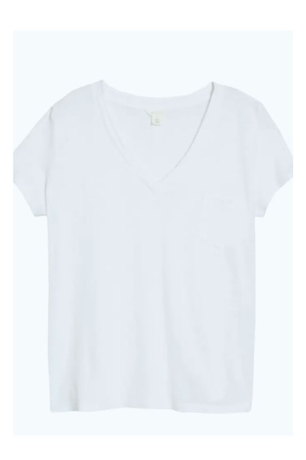 white tee shirt spring wardrobe staple