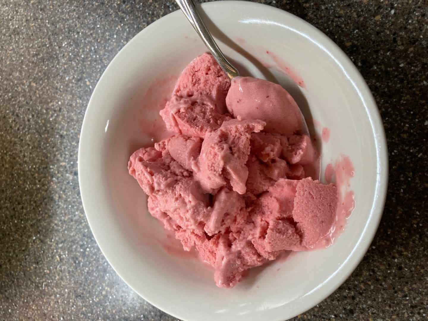 vegan strawberry ice cream summer treat