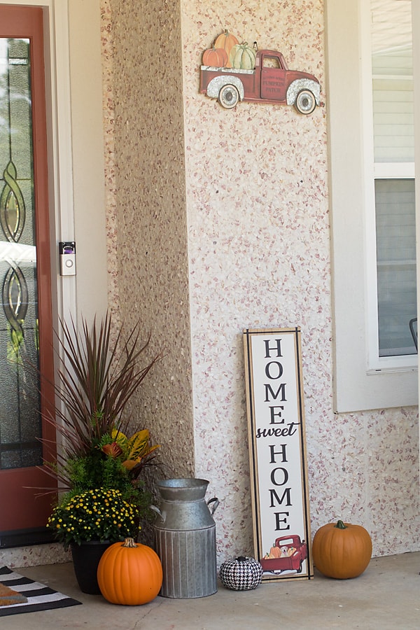 fall front porch sign