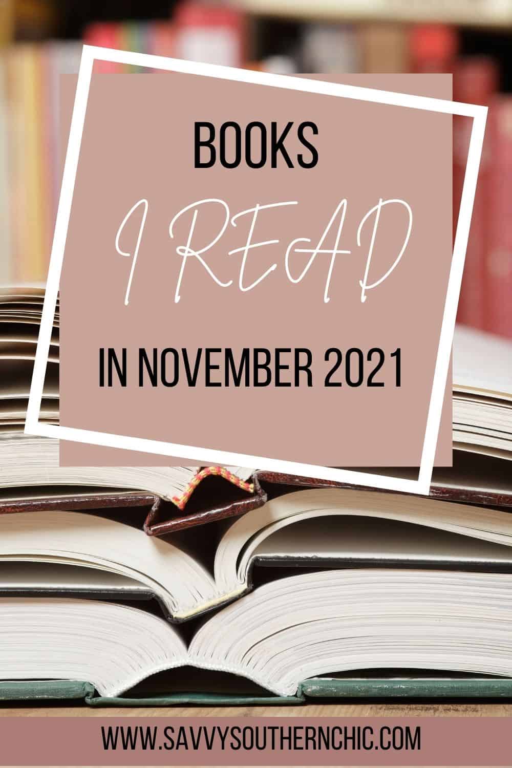 The Books I Read in November
