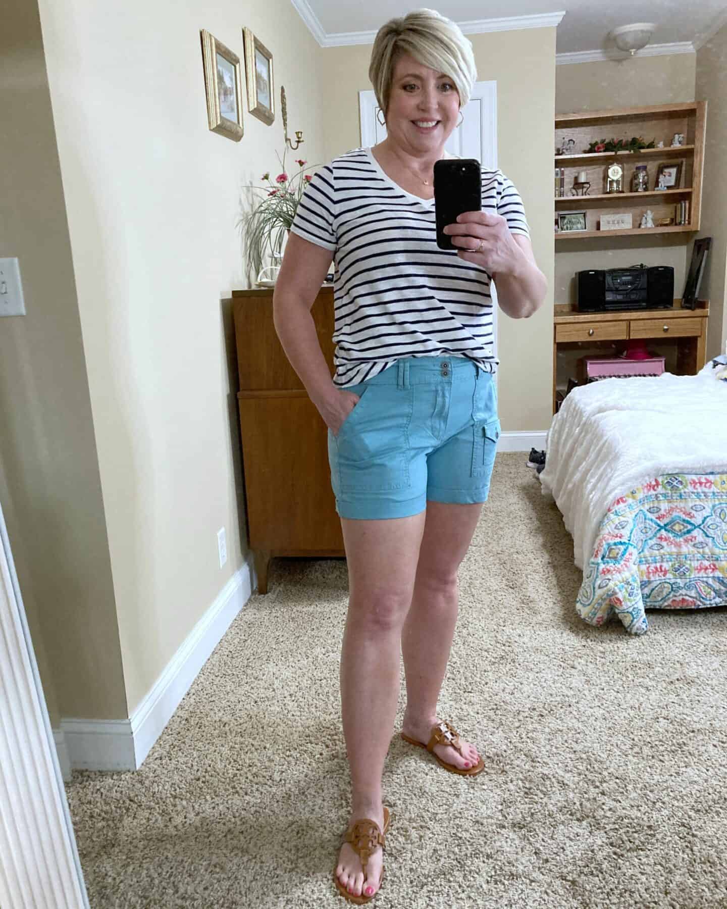 cute summer fashion finds utility shorts from Walmart