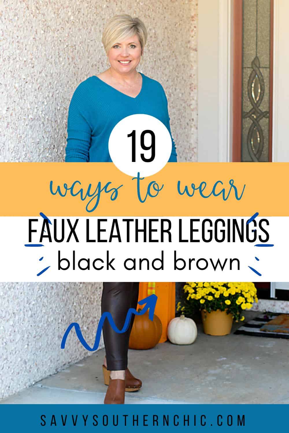 19 ways to wear faux leather leggings