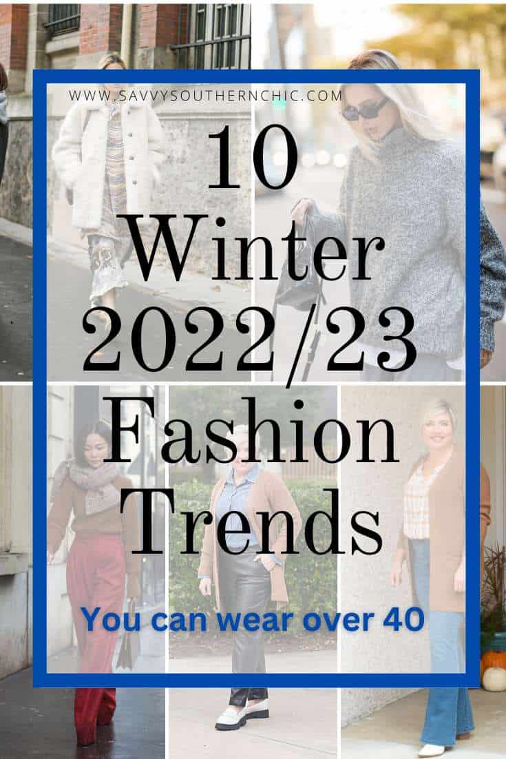 10 Winter Fashion trends to wear over 40
