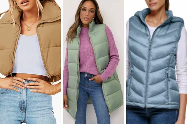 winter trend over 40 puffer vests