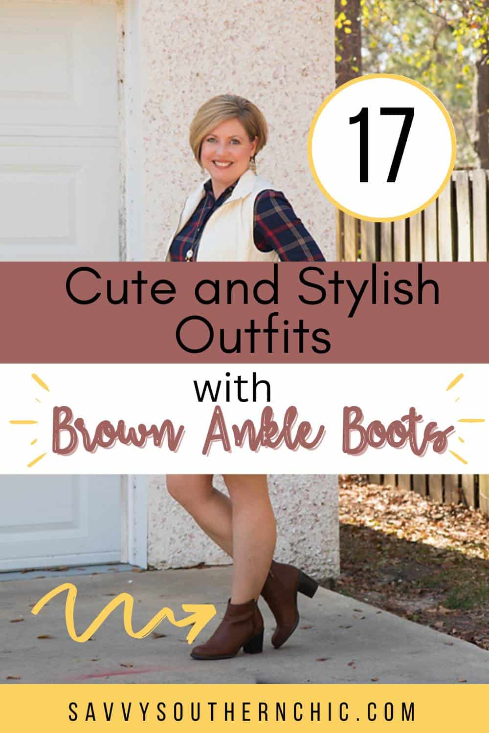 17 Cute and Stylish Outfits with Brown Ankle Boots